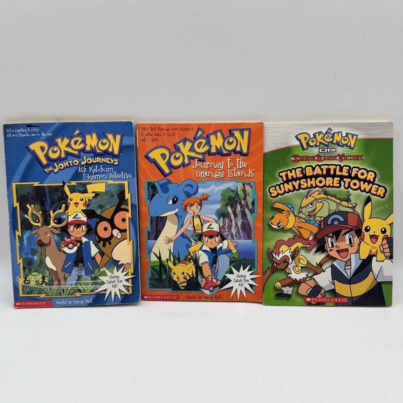 Pokemon Chapter Books Lot of 15 Scholastic Paperback Children's Anime Pikachu - Picture 6 of 16